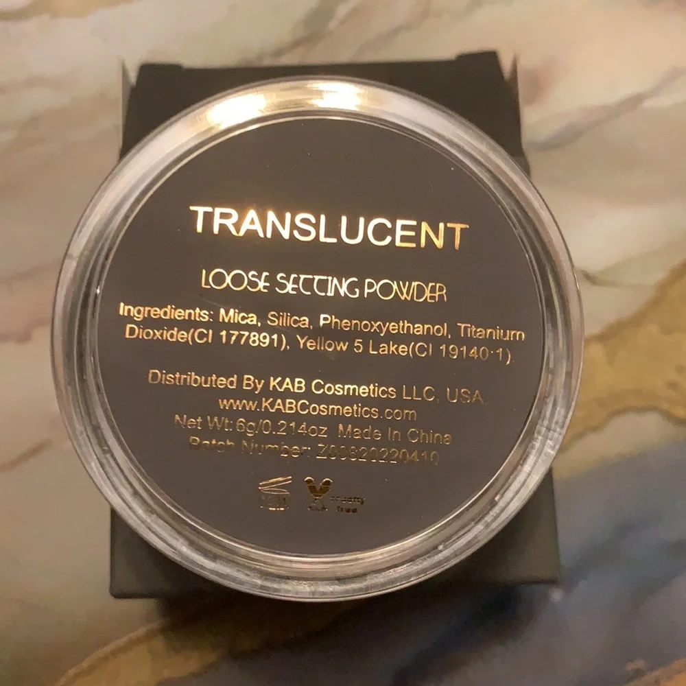 KAB Cosmetics NIB Translucent Loose Setting Powder